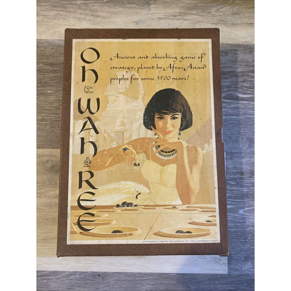 Vintage Oh-Wah-Ree  1962 3M Bookshelf Board Game